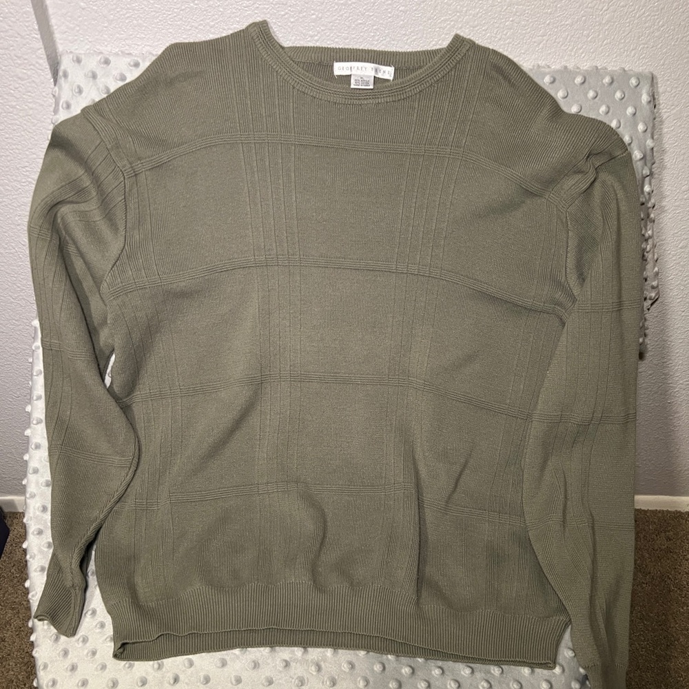 Geoffrey Beene men’s lightweight crewneck sweater size XL